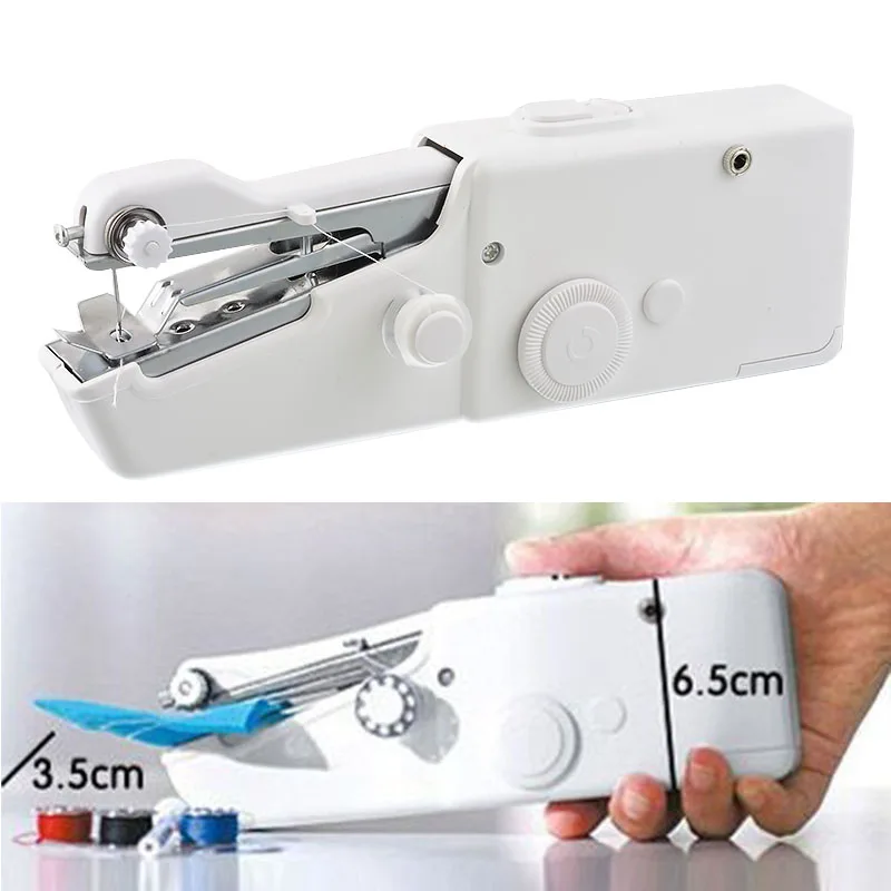 Мини Портативные Ручные Швейные машинки для шитья Беспроводная электрическая