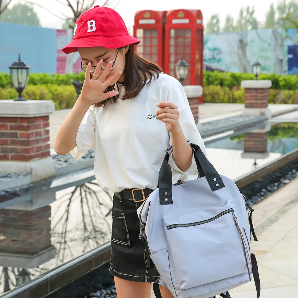 

Nylon Backpack Women Large Capacity Casual Backpack Ladies Back Fashion Girls School Bag Teenage Travel Students Backpacks Bolsa