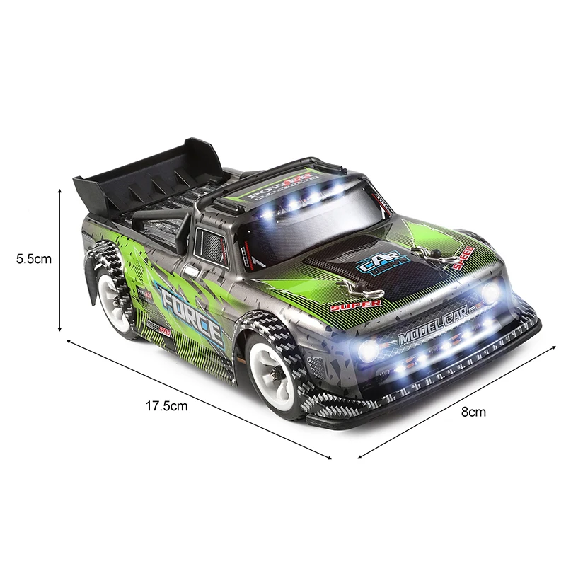WLtoys k989 Модернизированный 284131 1/28 со светодиодными лампами 2 4G 4WD 30 км/ч
