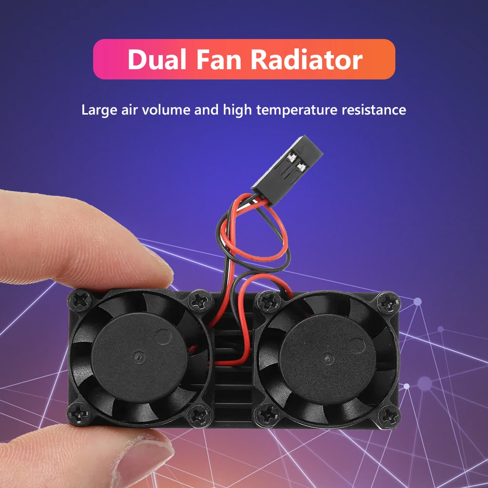 Двойной вентилятор охлаждения P/N: Вентилятор Комплект для Raspberry Pi 3 Model B +