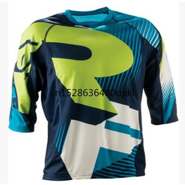 Nuevo Hombre de camiseta de Motocross montaÃ±a abajo bicicleta camisetas DH MX...