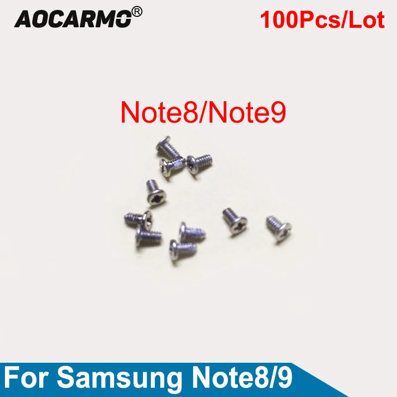 Aocarmo 100 шт./лот внутренняя Гайка Болт материнская плата рамка винт для Samsung Galaxy Note 8