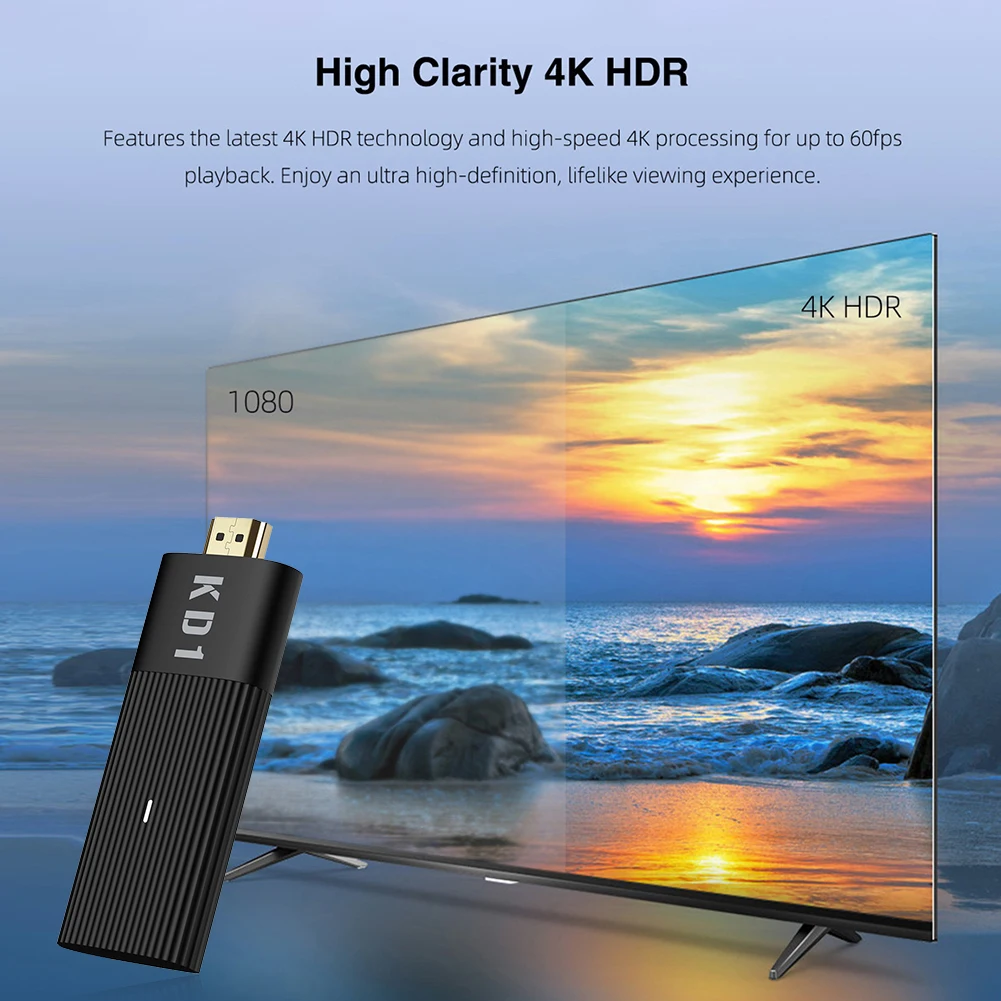 Приставка Смарт-ТВ RK3318 4 + 32 ГБ 4K 2 ГГц Android | Электроника