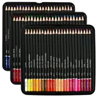 72120 шт. Цвет ed в удобном карандаше, профессиональный набор для начинающих искусства ручной росписью маслянистый цвет Цвет привести изготовленным на заказ логосом железный ящик Цвет ed милые карандаши