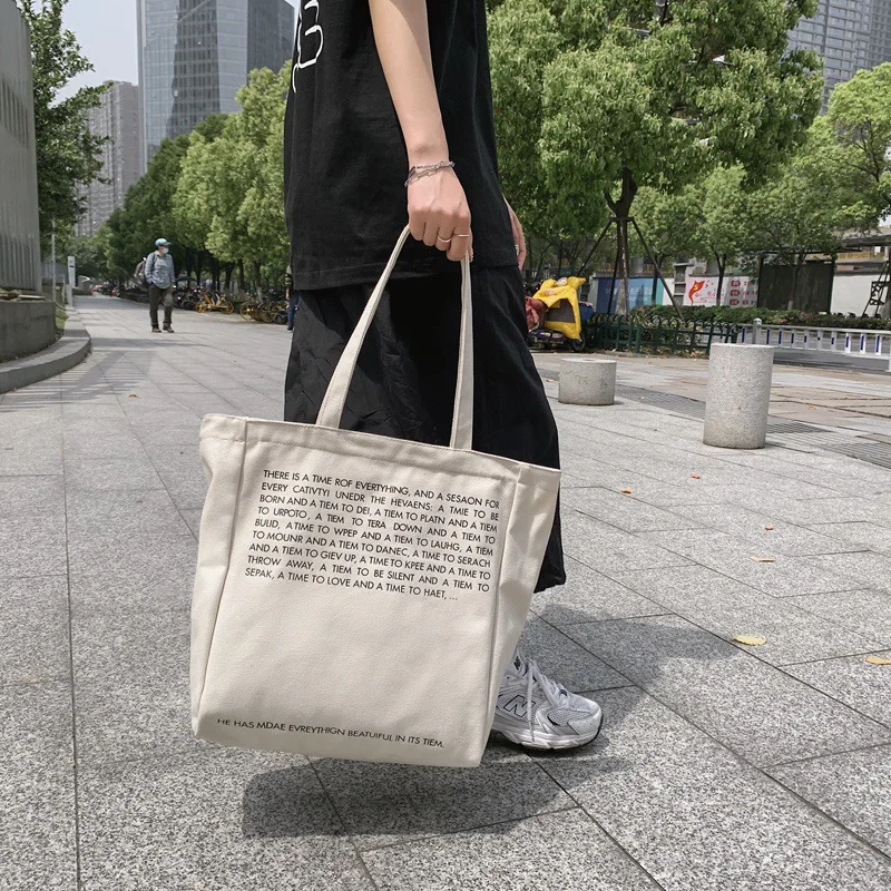 

Women's Handbag Large Capacity Solid Color Canvas Bag Couple Shoulder Bag Retro Messenger Bags for Women 2020