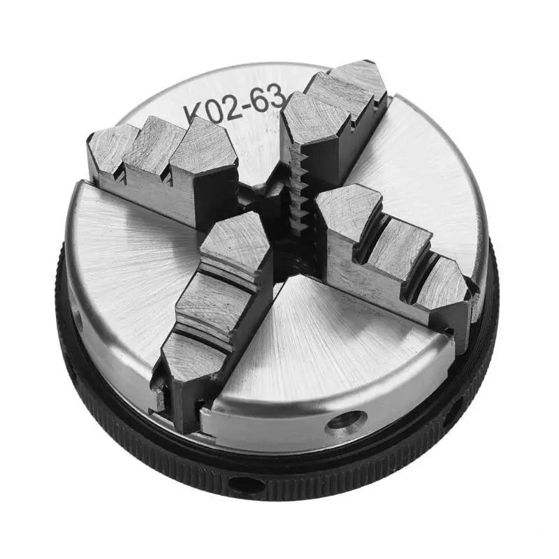 

1PCS 3/4 Jaws Wood Lathe Chuck 50mm 63mm Manual Chuck Self-centering DIY Metal Wood Lathe Tools