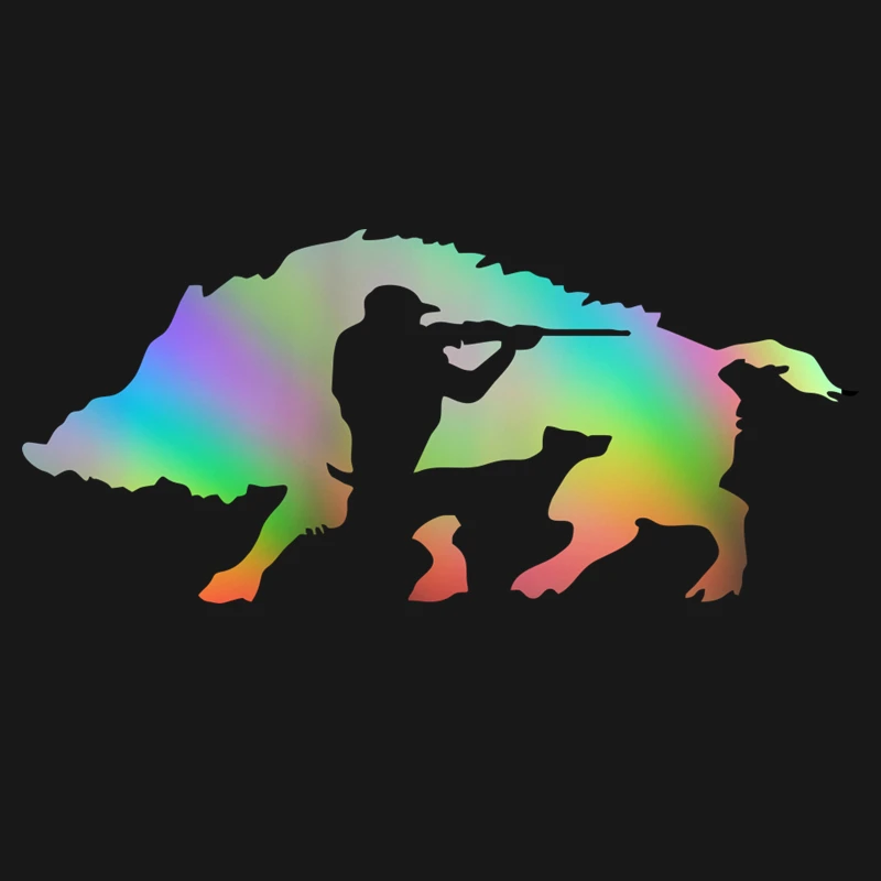 Автомобильная наклейка 15 см/21 дюйм креативные наклейки на охоту дикий кабан