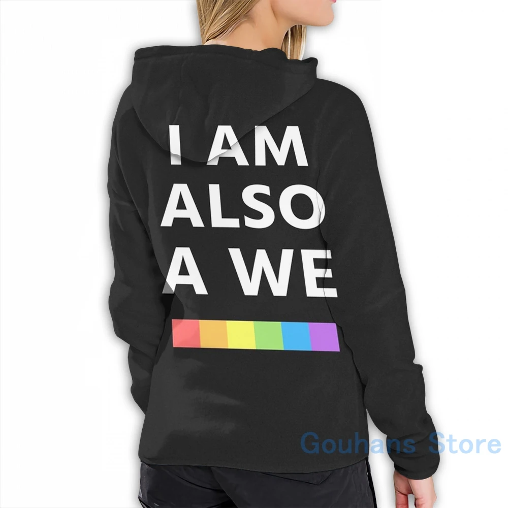 Женская Веселая Повседневная Толстовка с надписью I am a we (Sense8) | Мужская одежда