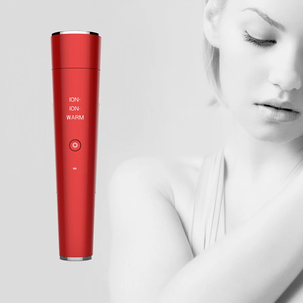 

Heating Therapy Galvanic Ion Facial Anti-aging Device Pore Deep Clean Acne Blackhead Removal Shrink Pores Face Skin Care Tool