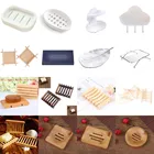 1 шт., держатель для мыла, из пластиканатурального бамбука