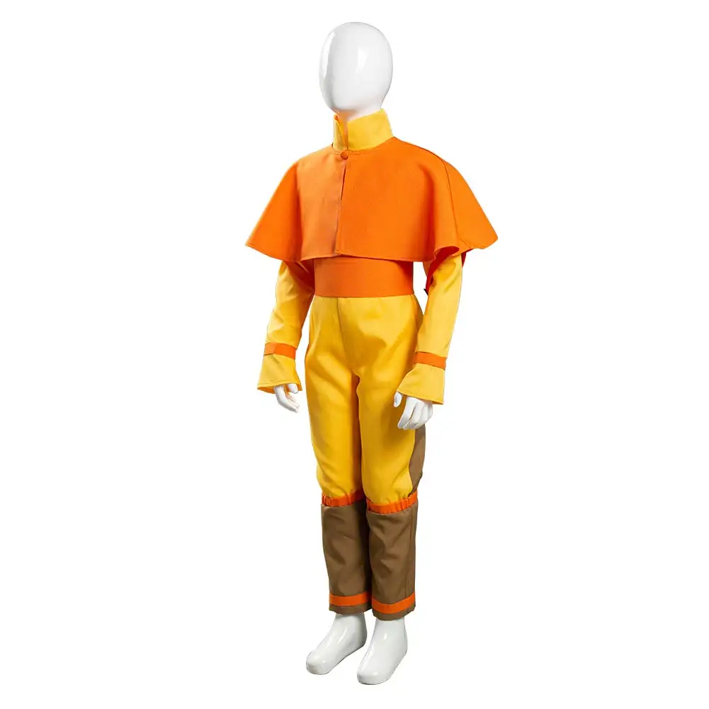 Avatar: The Last Airbender Avatar Aang Cosplay Costume Kids Children Jumpsuit Outfits Halloween Carnival Suit |