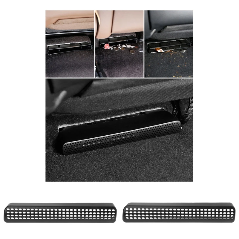 

2Pcs Car Rear Seat Air Condition Vent Outlet Case For Peugeot 3008 5008 II 17 18