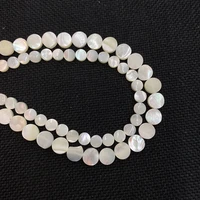 natural shell 68mm flat round shell craft spacer beads for diy jewelry making buddhist jewelry bohemian loose beads accessories