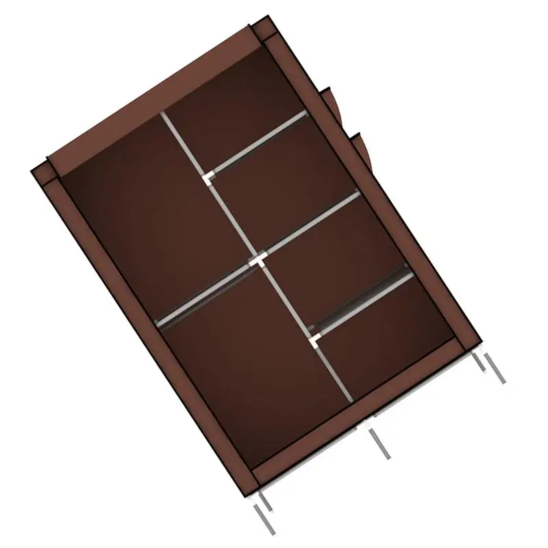 Шкаф для одежды простой шкаф Тканевый вместительный хранения | Дом и сад