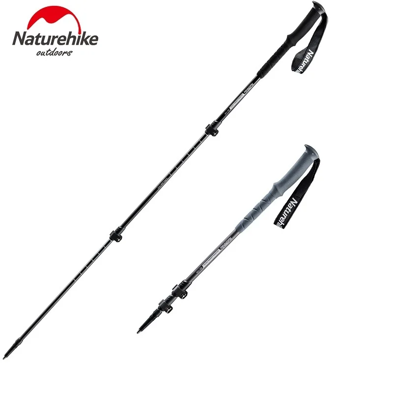 Naturehike телескопические треккинговые палки с 3 секциями сверхлегкие уличные