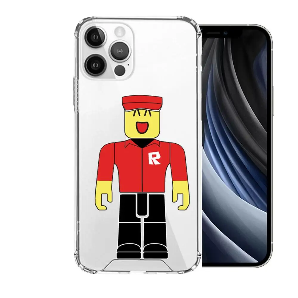 

Game Robloxes Anime Style Phone Case cover For iphone 12 pro max 11 8 7 6 s XR PLUS X XS SE 2020 mini Transparent cell