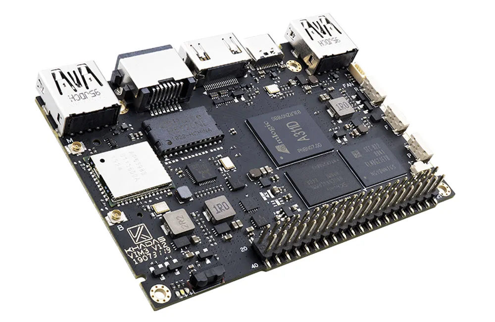 Khadas VIM3 SBC: 12нм Amlogic A311D Soc с 5,0 топами NPU | 2 Гб+ 16 Гб(базовая модель