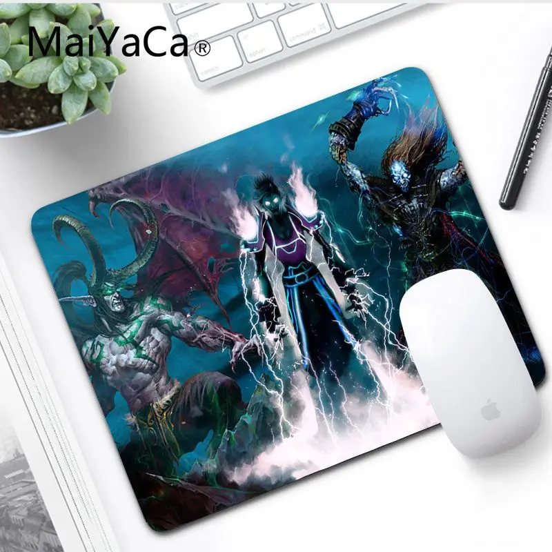MaiYaCa Печатный Мир Warcraft wow клавиатура коврики для игровой мыши большой коврик для мыши Lockedge компьютерный коврик для ПК