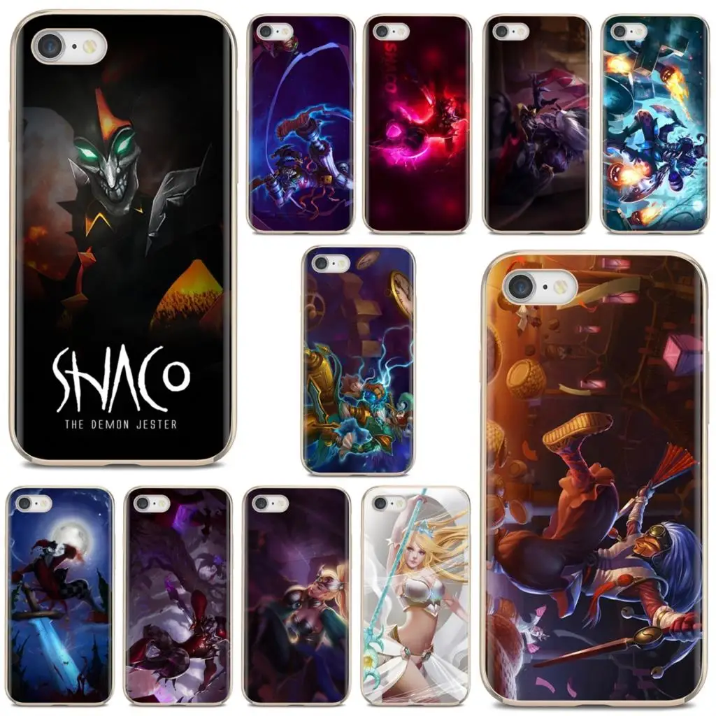 Силиконовый чехол League of Legends Janna Shaco для Xiaomi mi Redmi Note 3 4 4X 5 6 7 8 8t 9 9s 9t 10 pro lite |
