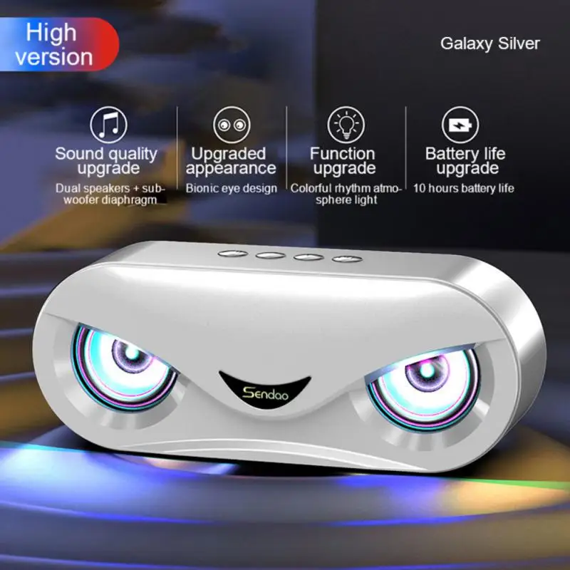 Беспроводная Bluetooth-колонка с функцией FM-радио и будильником | Электроника