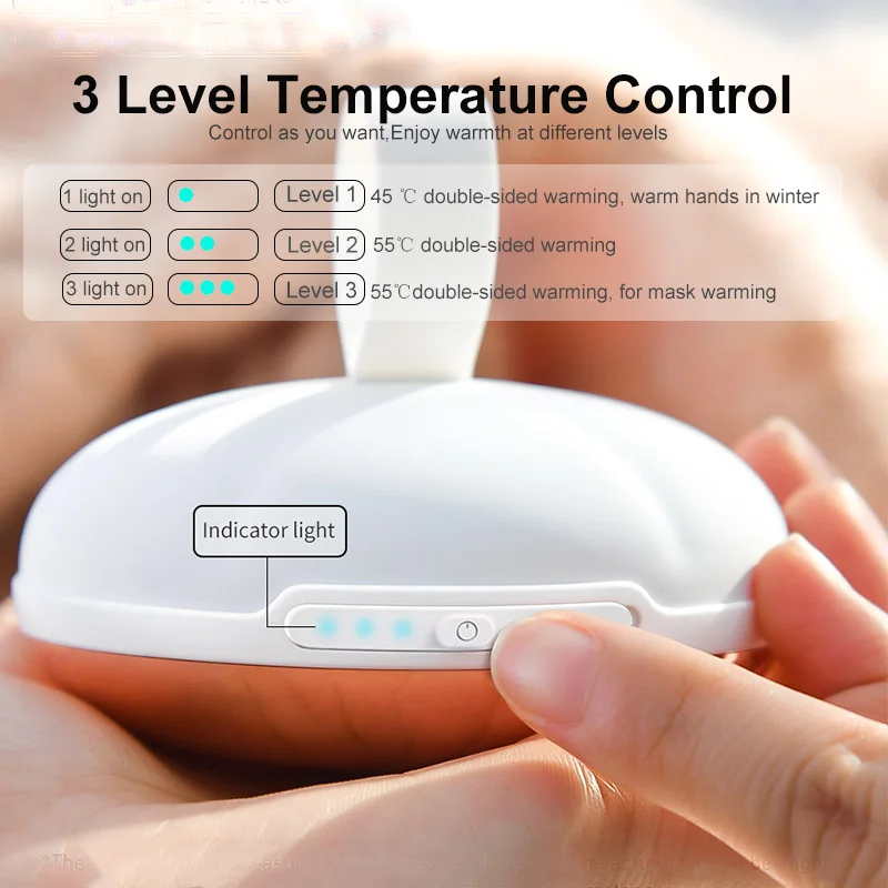 Baseus ручной нагреватель перезаряжаемый электрический обогреватель зарядка через