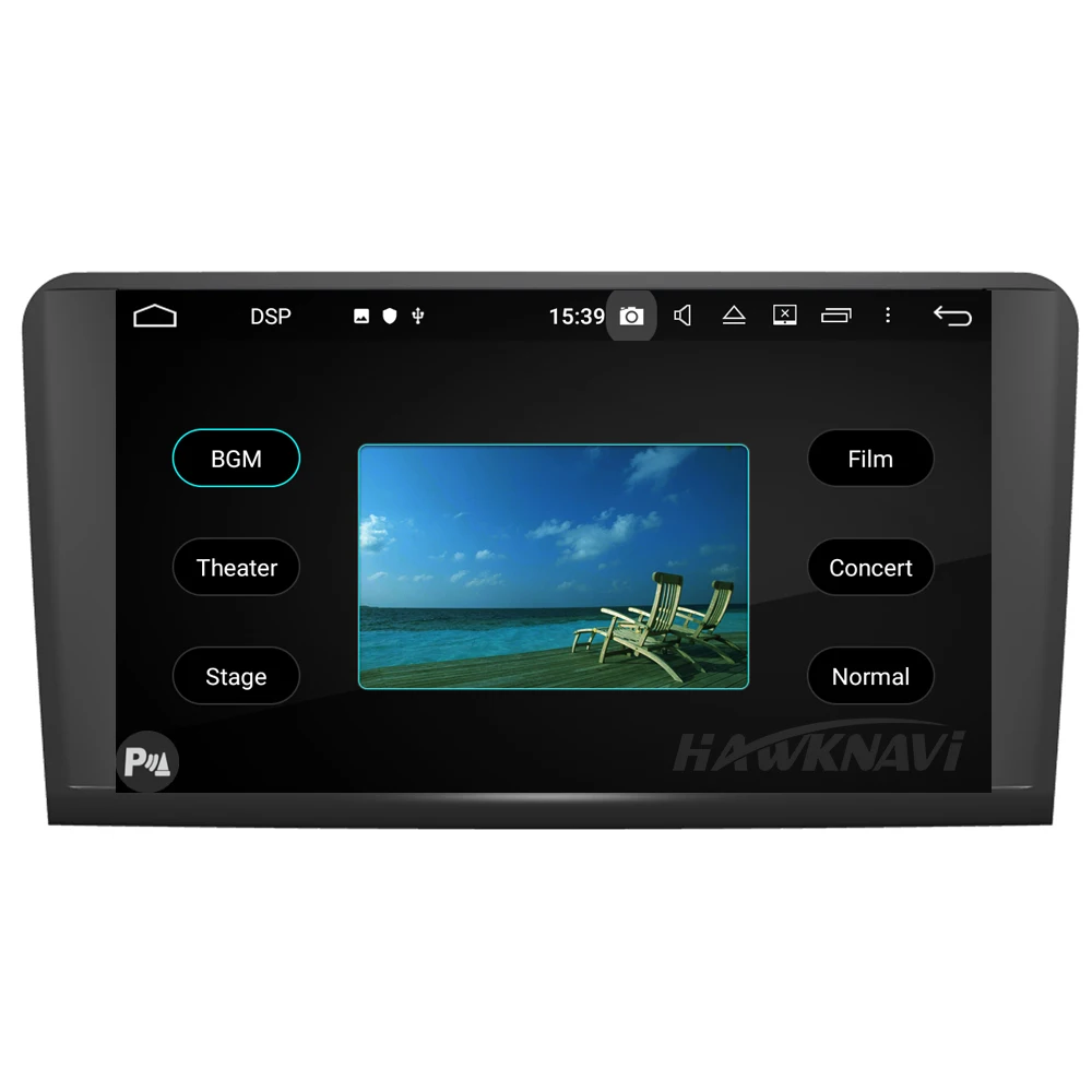 Hawknavi 9 &quotAndroid 10 Автомобильный мультимедийный головное устройство проигрывателя