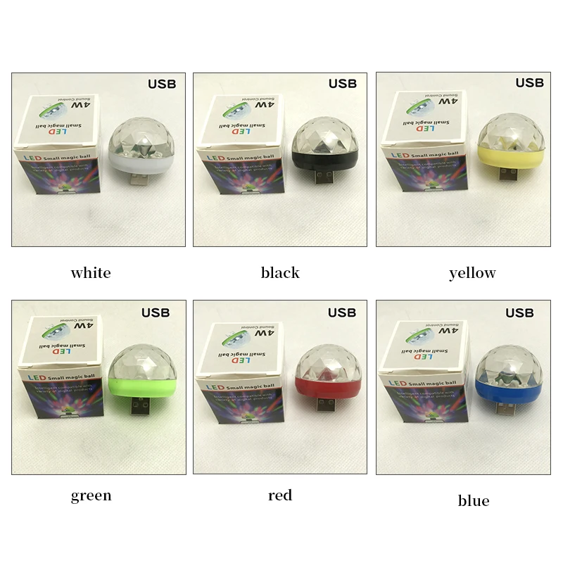 Декоративная светодиодсветильник лампа для автомобиля RGB-лампа с USB-разъемом