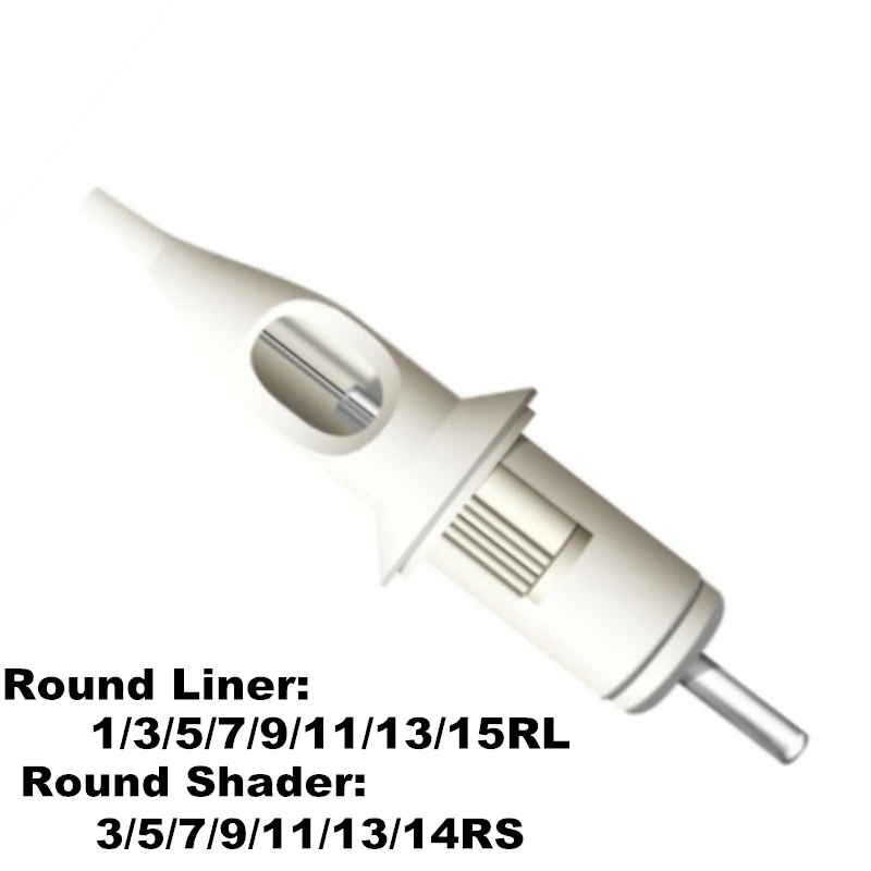 BIGWASP картридж иглы татуировки круглый вкладыш Стандартный 20 шт./кор. для