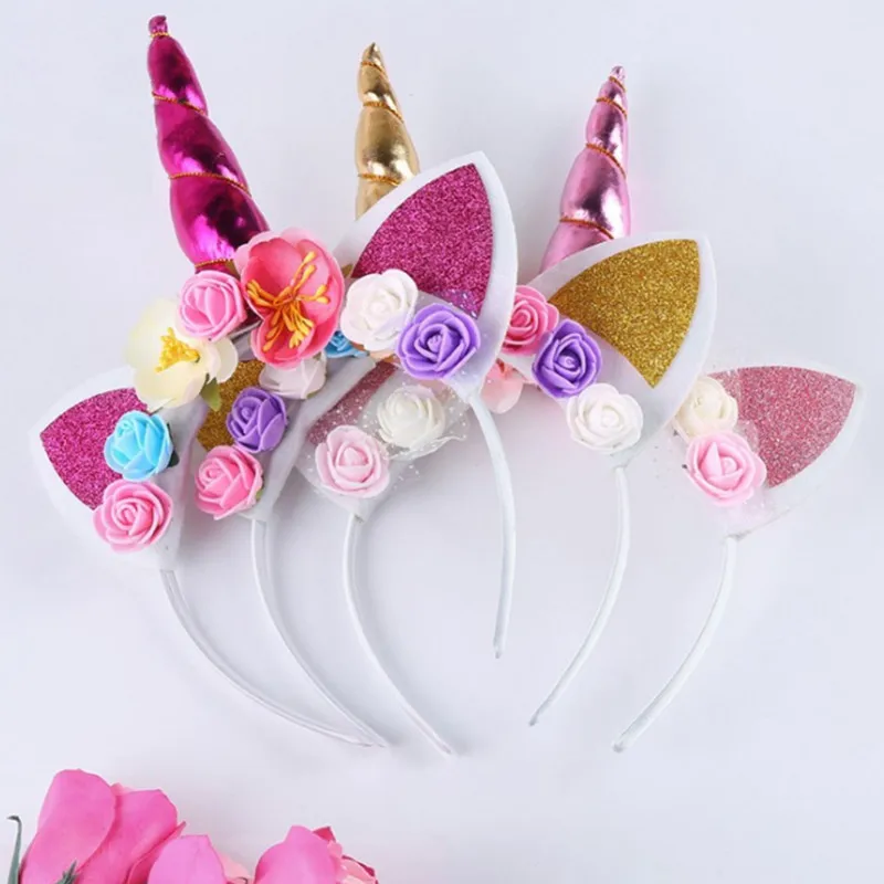 

Fashion Baby Girl Headband Sweet Flower Hair Band Birthday Party Gift Headwear for Kids Children Hair Clips