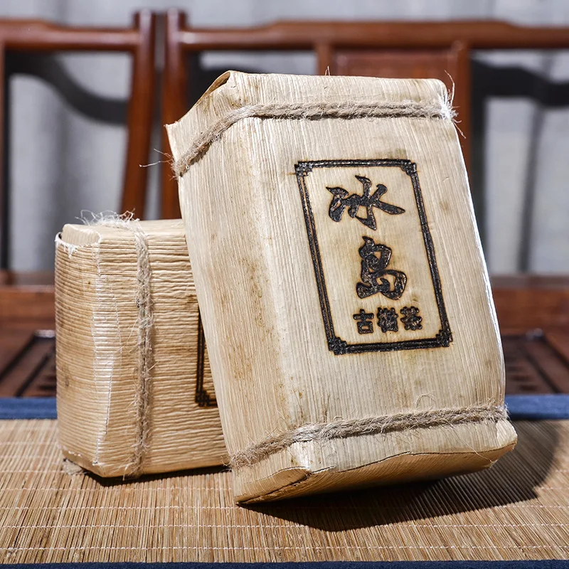 

More than 10 Years Tea China Yunnan Old Icelandic Tree Ripe 500g Health Care Pu'er Tea Brick For Weight Lose Tea