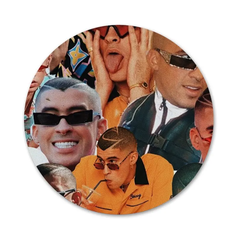 Значки плохой кролик в стиле хип-хоп значки металлические для детской модели