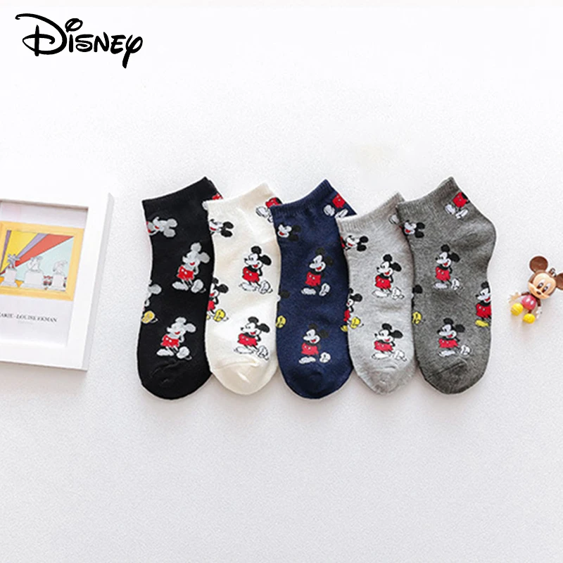 Дисней Микки Минни милые Мультяшные мужские и женские хлопковые носки весна