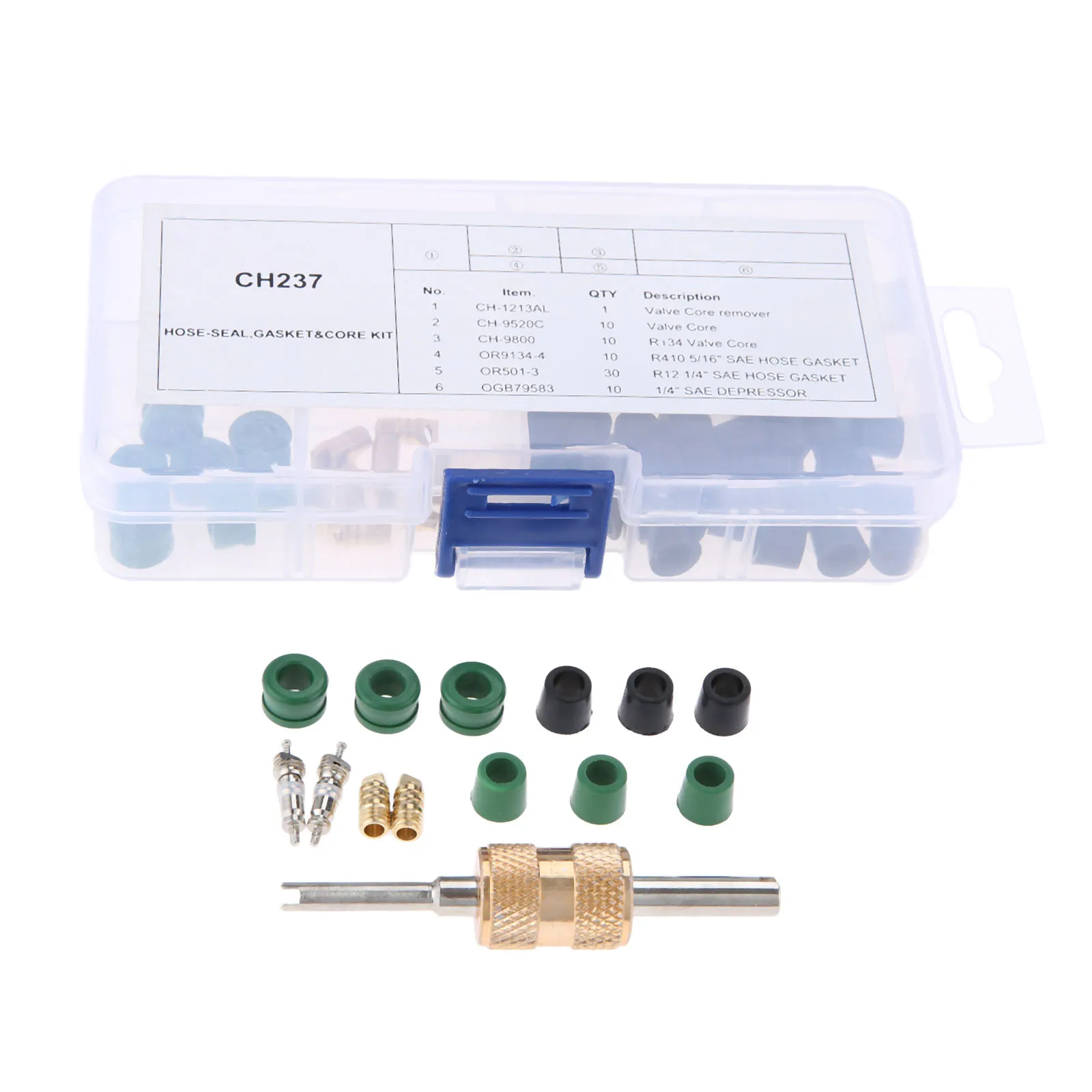 71 шт./кор. автомобиля A/C кондиционер к клапану Шредера ядер и инструмент для