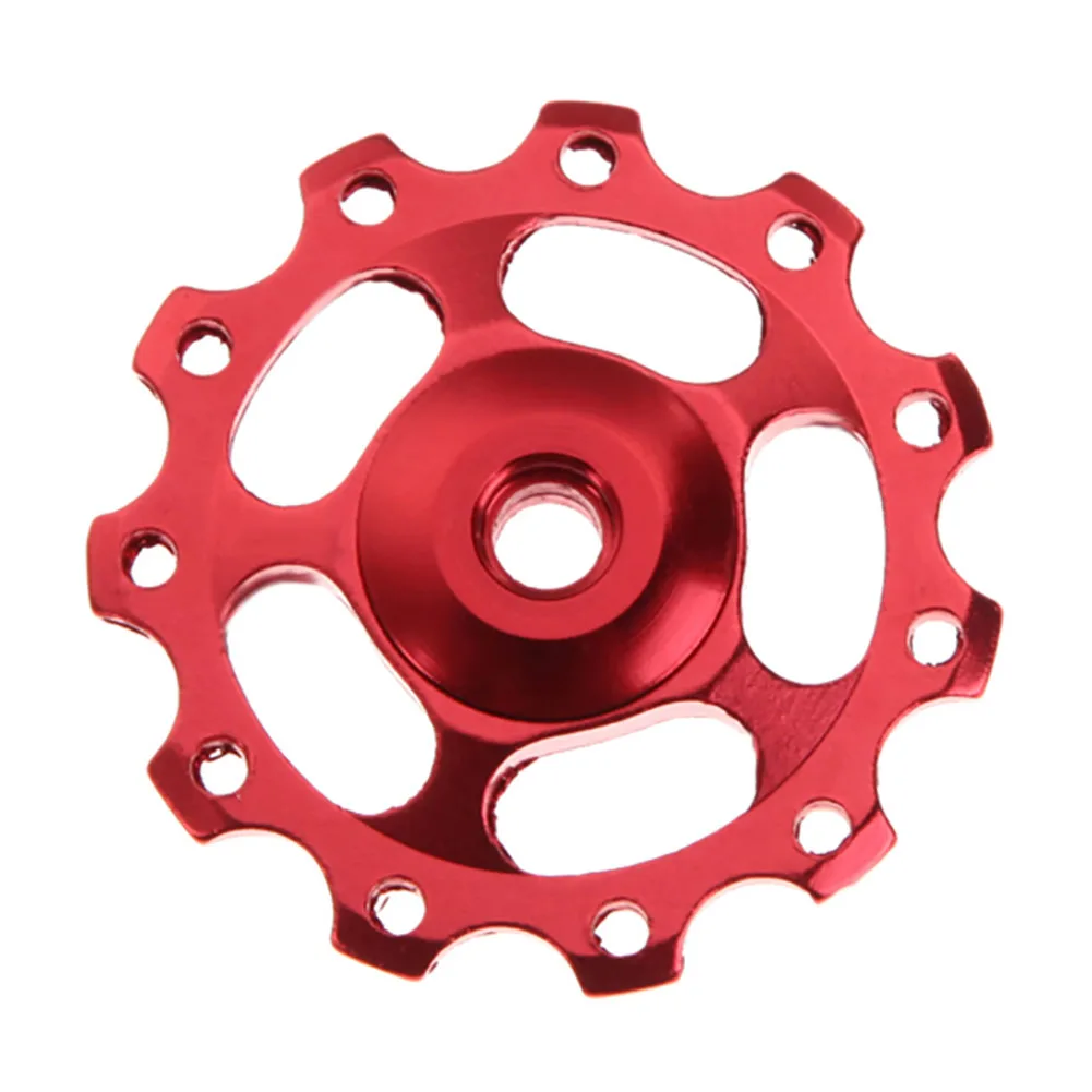 

1set 11T 13T Ultralight MTB Aluminum Alloy Bike Bearing Jockey Wheel Bicycle Rear Derailleur Pulleys Outdoor Bicycle Parts Red
