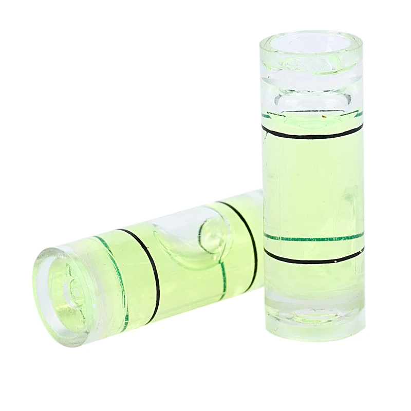 4 PCs Acrylic Tube Bubble Spirit Level Vial Measuring Instrument D 8mm L 22mm | Инструменты