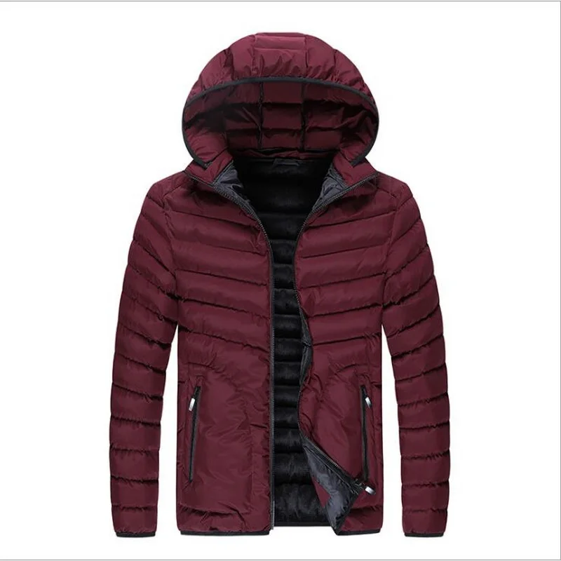 Winter Parkas Men Warm Thick Outwear Hooded Jacket Coat Men Autumn Fashion Parkas Men Autumn Men Clothing