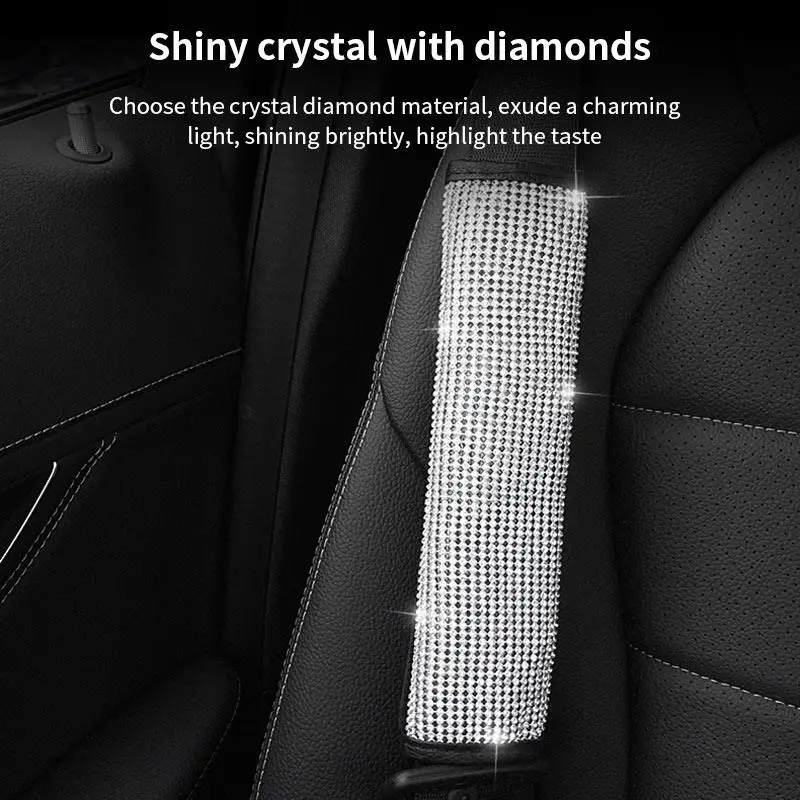 Onever Bling Стразы автомобильные чехлы для автомобильных ремней безопасности со