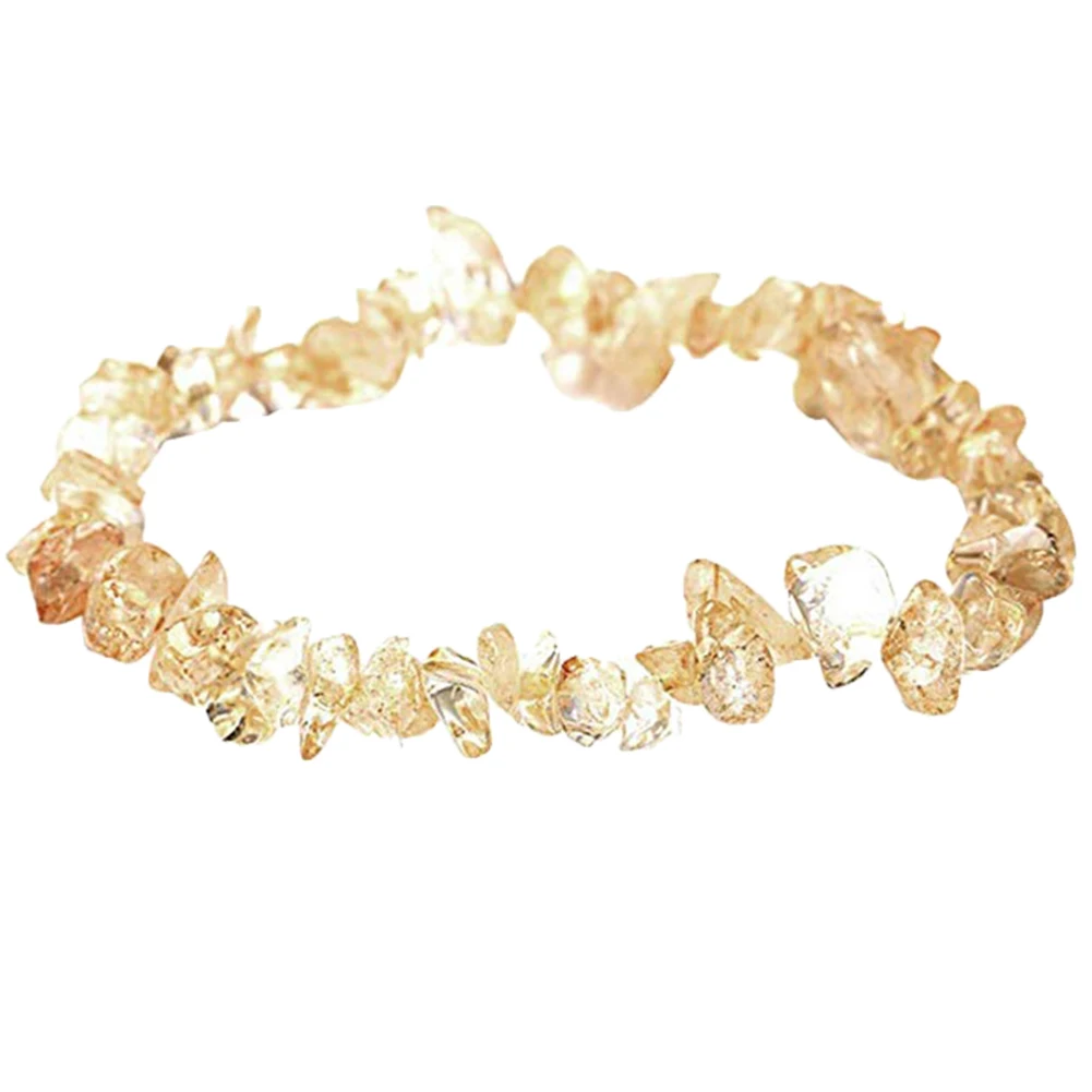 Мужчины Женщины сколы натуральный камень бисером браслет стрейч ювелирные