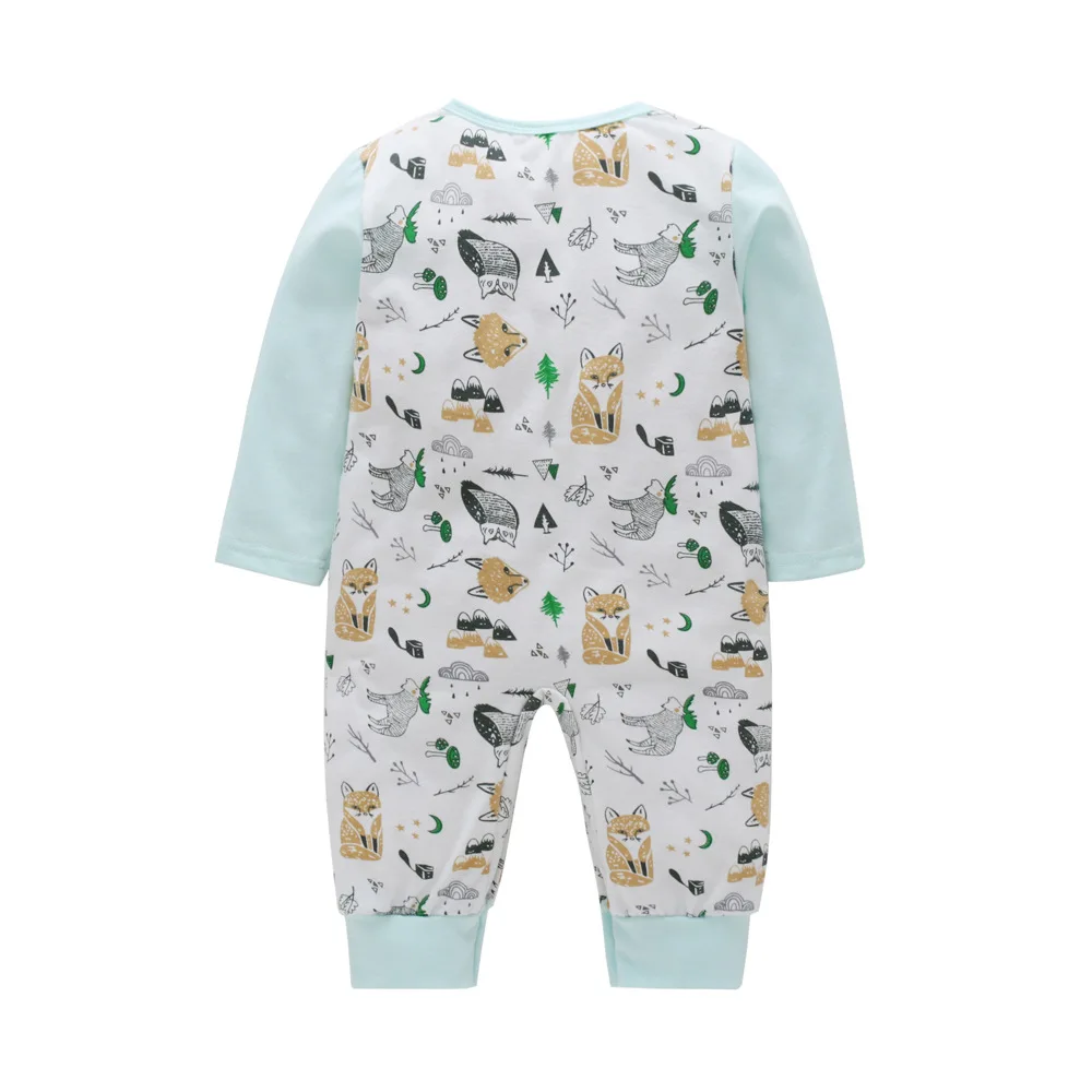 

Infant Jumpsuit Autumn Romper Animal Fox Girl Boy Cotton Suit Newborn Climbing Cartoon Baby Romper Long Sleeve Drop Shipping