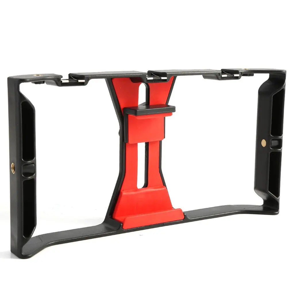 

Phone Video Camera Cage Handheld Stabilizer Film Making Rig For SmartPhone Hand Grip Bracket Mobile Phone Stabilizer