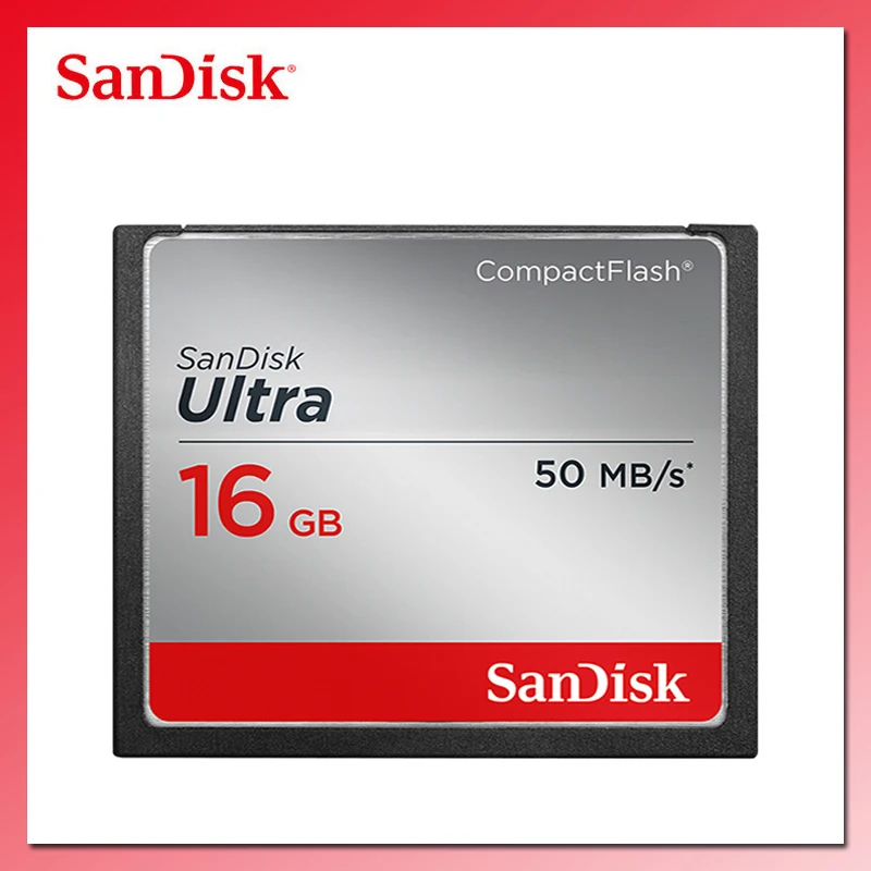Ультракомпактная флэш Карта SanDisk карта памяти 16 Гб 50 карт скорость чтения CF 333X для