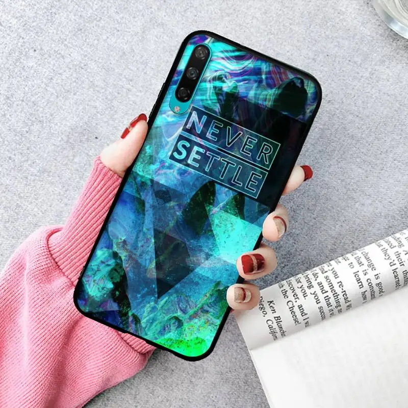 

LJHYDFCNB Never Settle Phone Case For Huawei P20 30 40 Pro Mate 30 40 Pro Xs Rs Nova 7se Pro Honor 10
