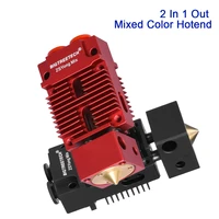 bigtreetech mixed color hotend 2 in 1 out 12v 24v upgrade bowden extrusion filament 1 75 j head titan mk8 extruder teflonto tube