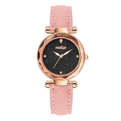 Лидер продаж 2020 часы с циферблатом звездного неба модные женские роскошный