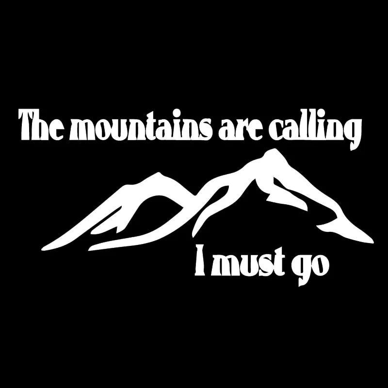 

Mountain Thrilling Adventure High-quality Decals Car Decoration Personality Pvc Waterproof Decals Black/white, 16cm*8cm