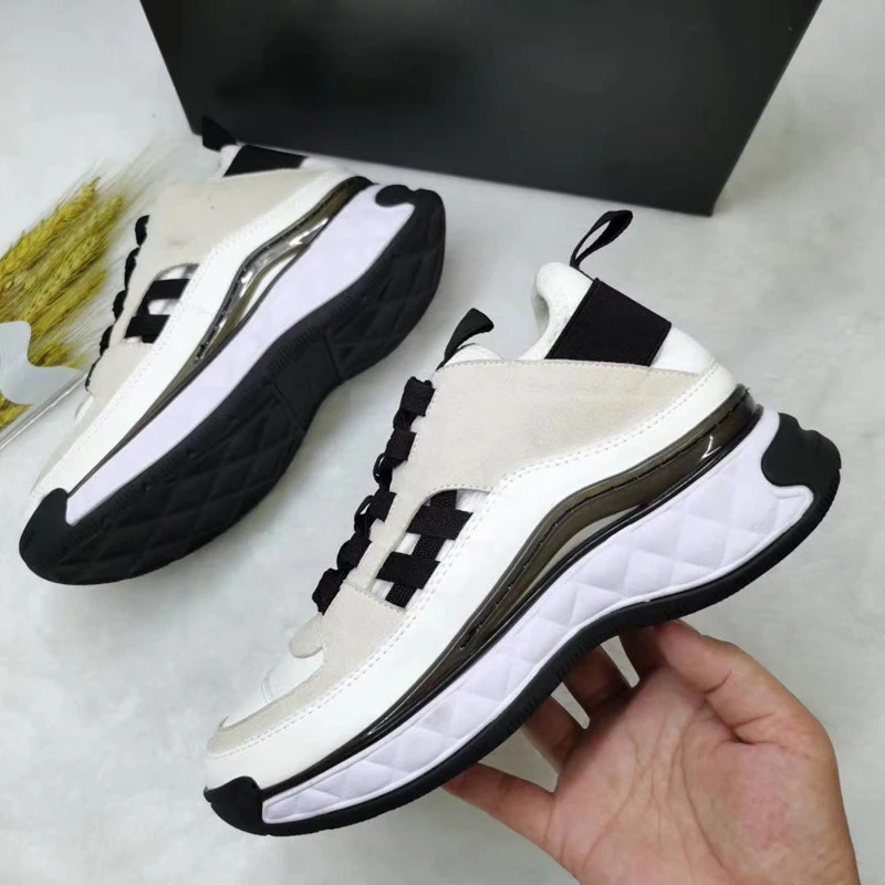 

Women Luxury Designer Chunky Sneakers Vulcanize Shoes Korean Fashion Platform Sneakers Ladies Brand Shoes