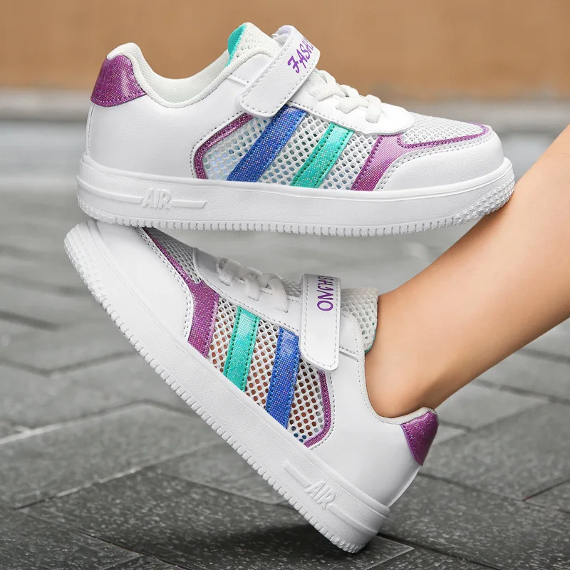 2021 Summer Children's Sports Shoes New Boys Net Shoes Running Shoes Lightweight Girls Sneakers