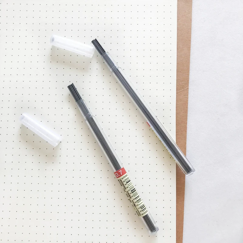 5 Sets Automatically Pencil Refills 0.7mm Lead School Stationery Mechanical Replacement Office Stationery|Механические