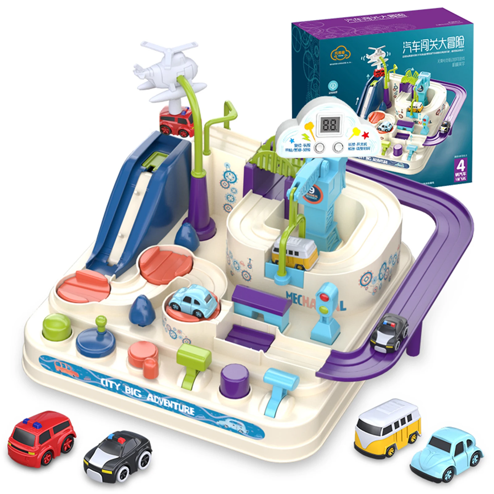 Гоночная модель автомобиля гоночные развивающие игрушки детская дорожка