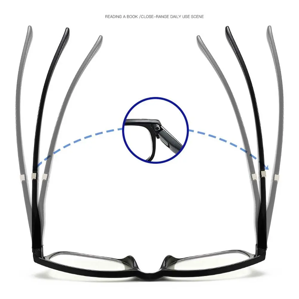 Очки для чтения с ульсветильник кой оправой из поликарбоната модные